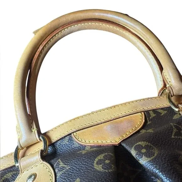 Louis Vuitton Brown LV Monogram Coated Canvas Tivoli PM Bag Auth - Picture 11 of 16